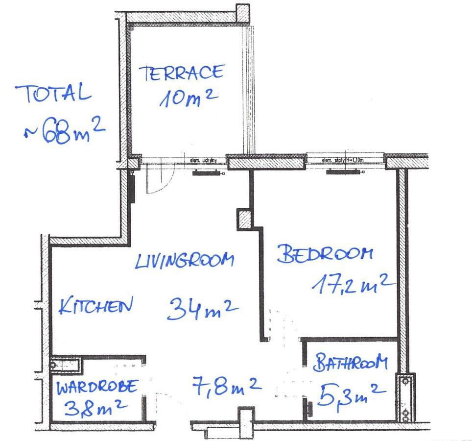 Torre Verona Apartment - 70M2, Terrace, Garage Krakau Exterior foto